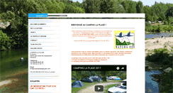 Desktop Screenshot of campinglaplage-gard.com